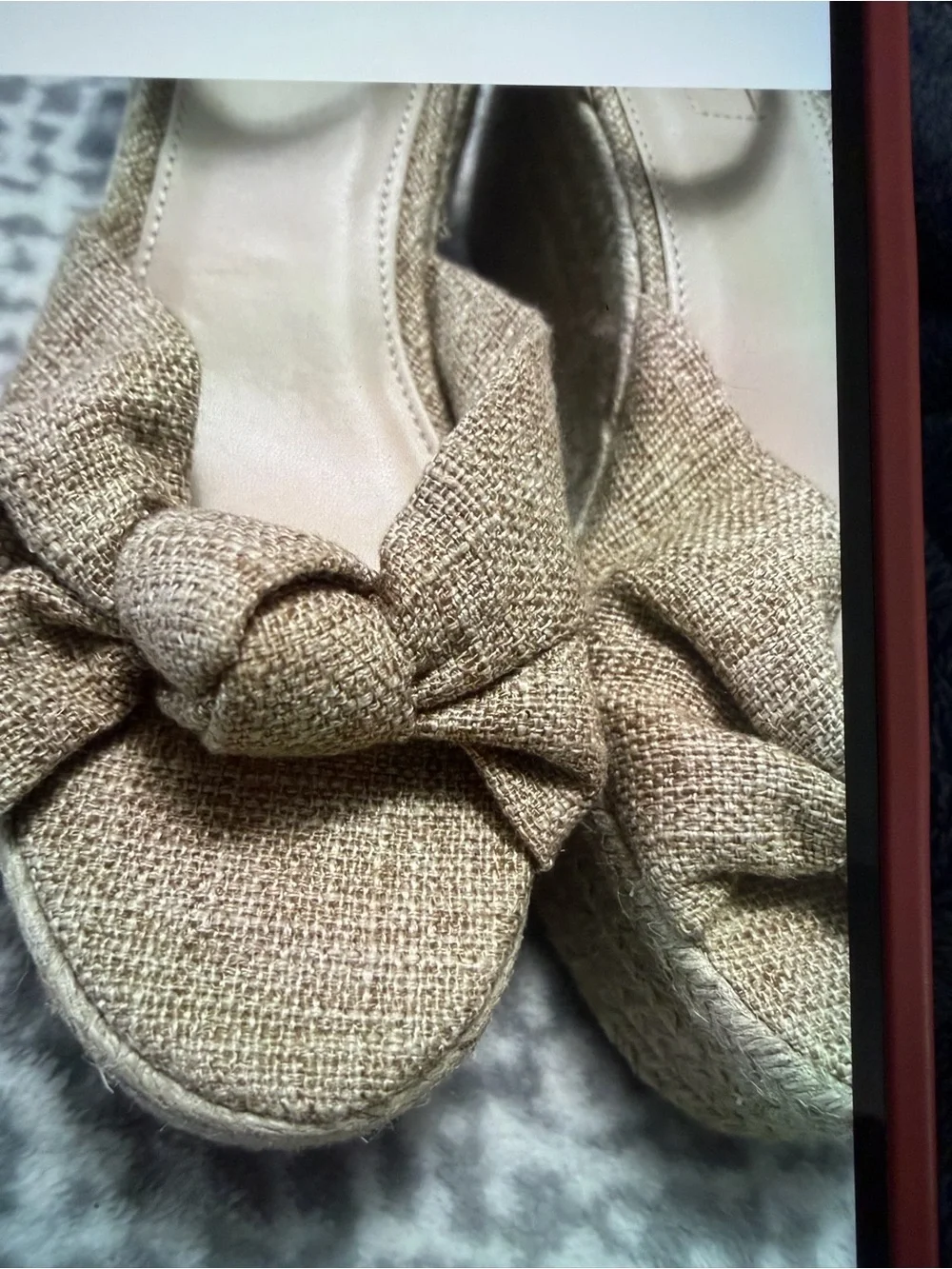 Forever 21 Gold-Tone Knotted Wedge Sandals